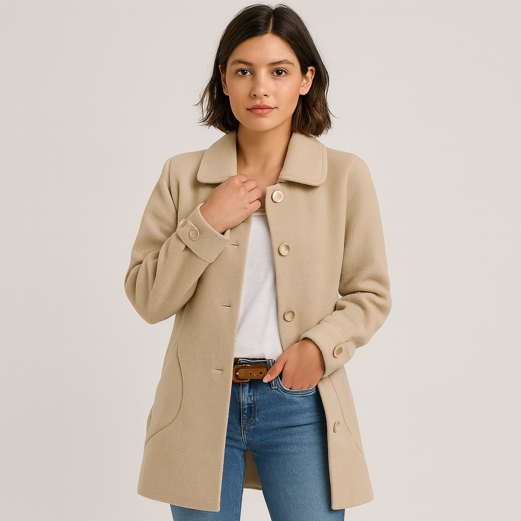 Amelie | Eleganter Wollmantel