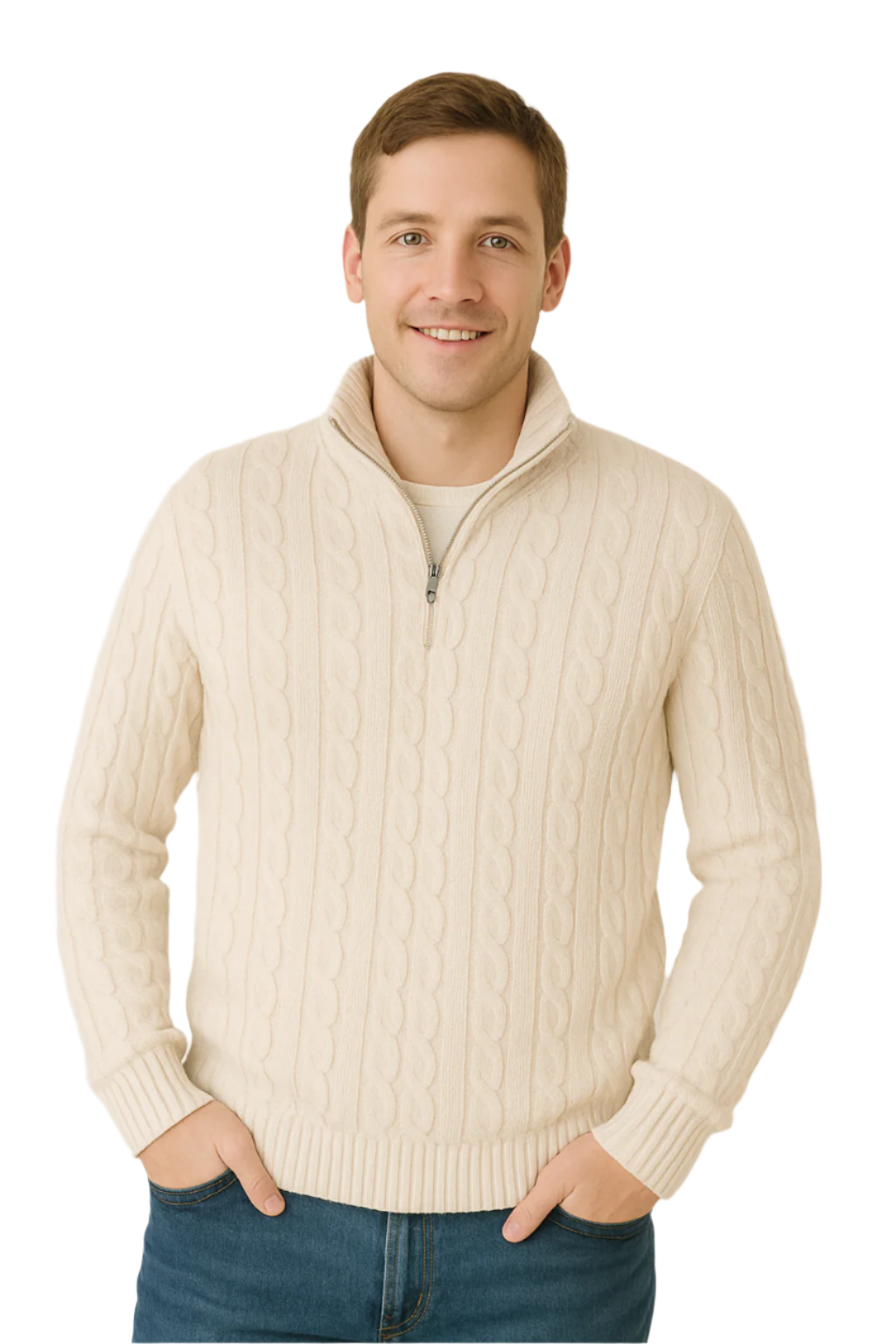 Albert - Kabelstrickpullover