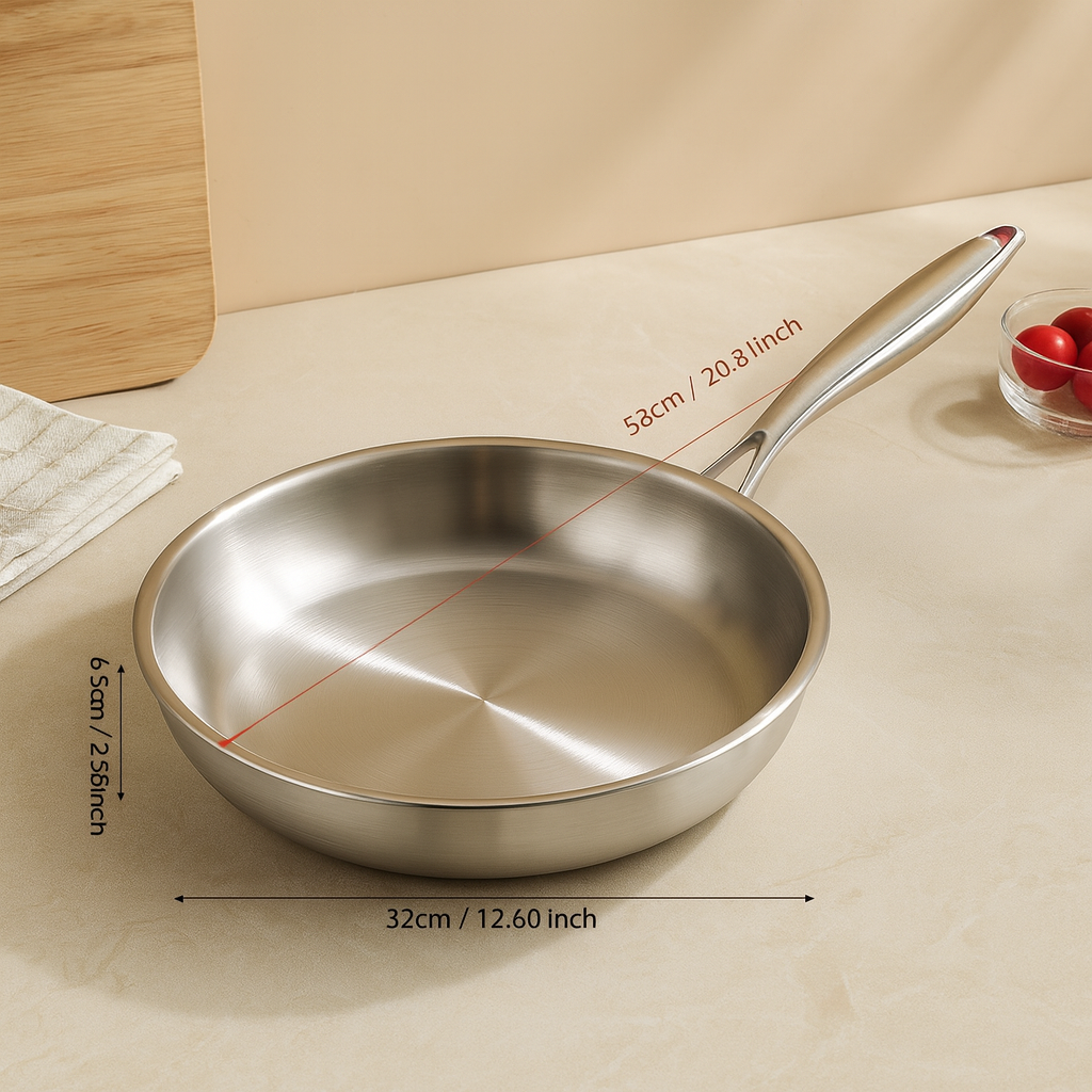 Astoria | Sartén antiadherente de acero inoxidable