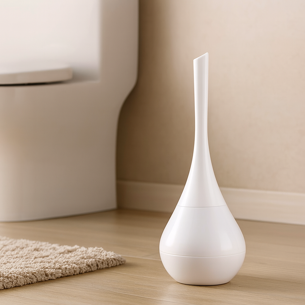 Aurevion | WC-Bürste und Halter im europäischen Stil aus Edelstahl