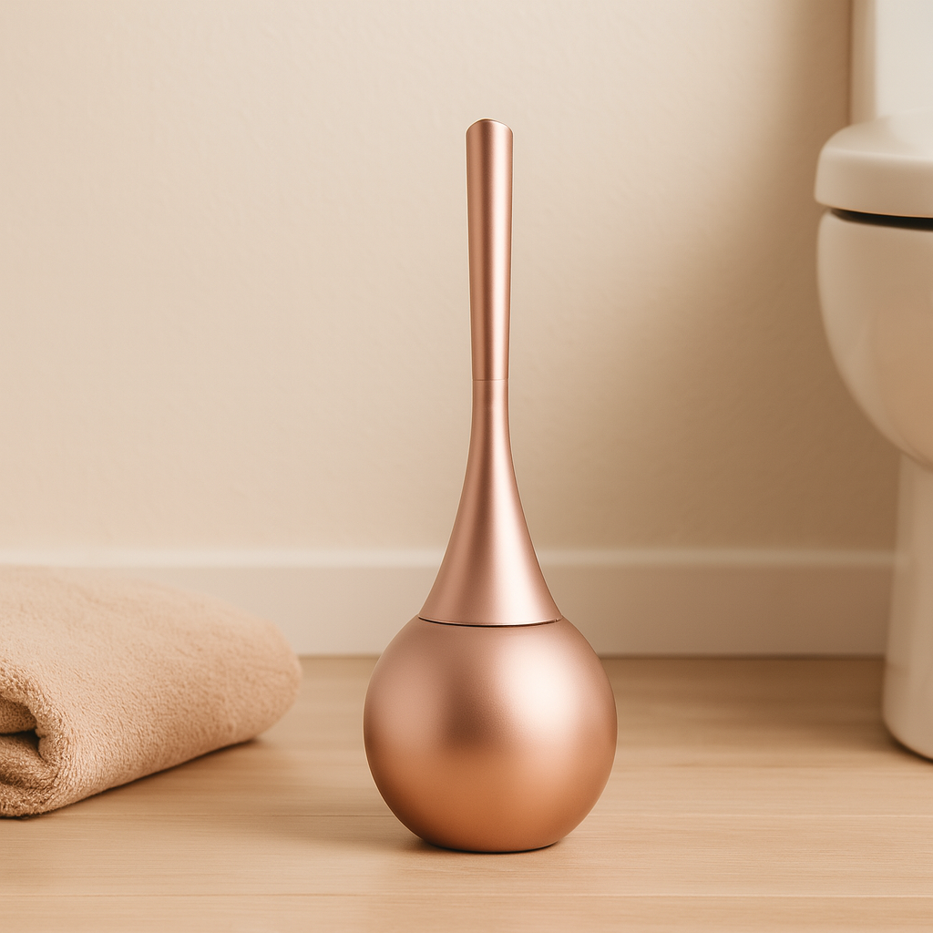 Aurevion | WC-Bürste und Halter im europäischen Stil aus Edelstahl