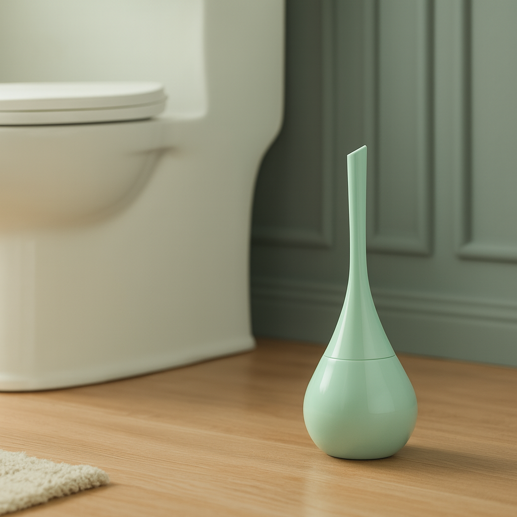 Aurevion | WC-Bürste und Halter im europäischen Stil aus Edelstahl