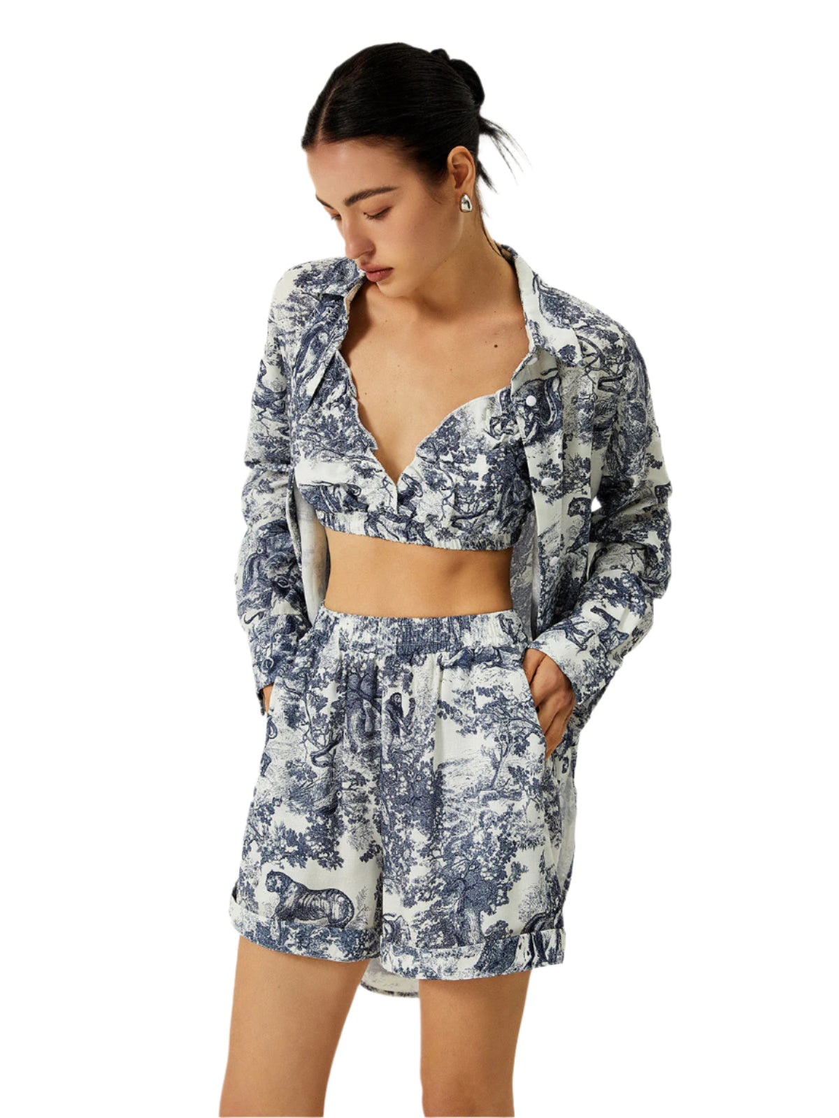 Karen - Blütenmuster Sommer 3-teiliges Set