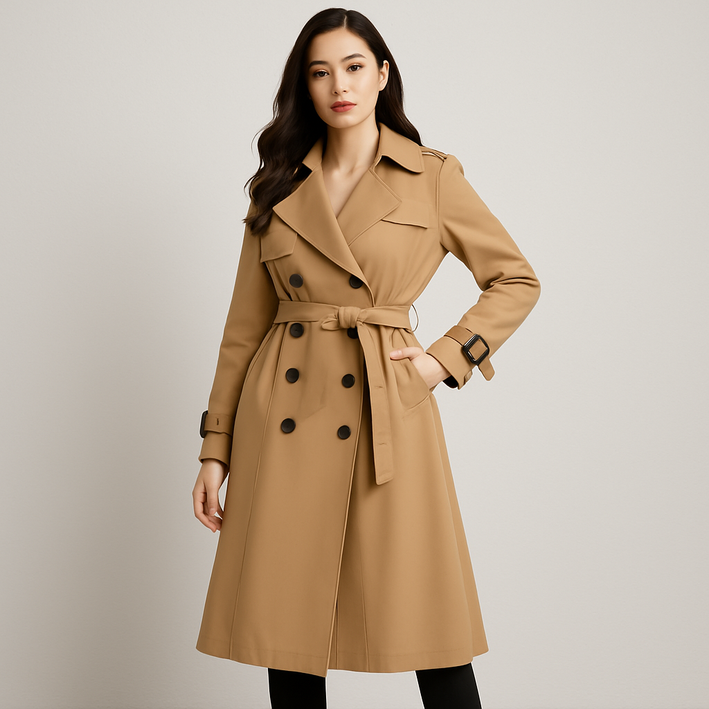 Beatrice | Zeitloser Trenchcoat mit Gürtel