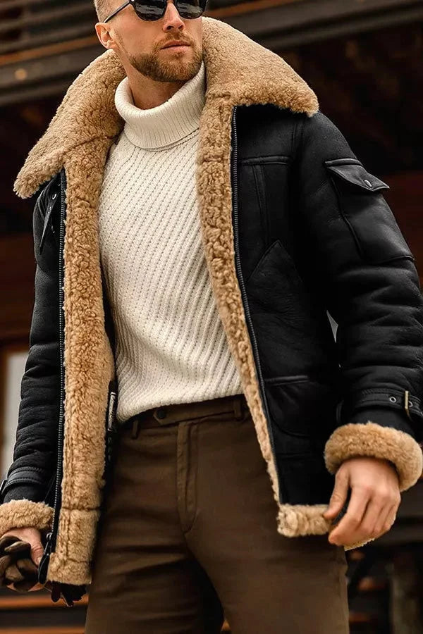 Benjamin - Stilvolle Jacke aus fliegendem Leder