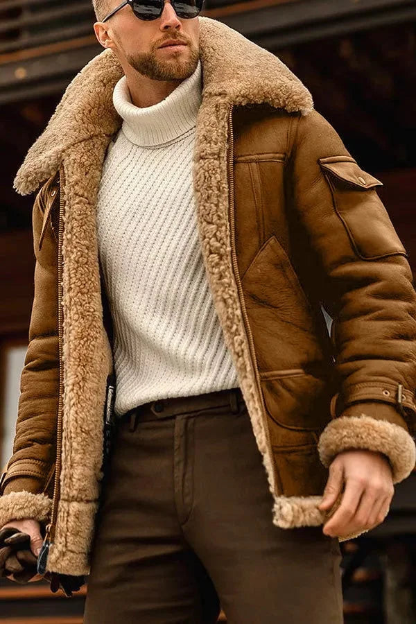Benjamin - Stilvolle Jacke aus fliegendem Leder