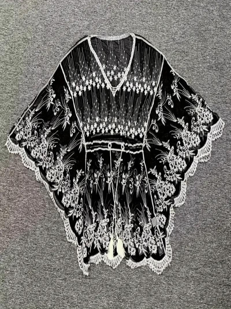 Mary - Netz langärmlige Strandkleidung