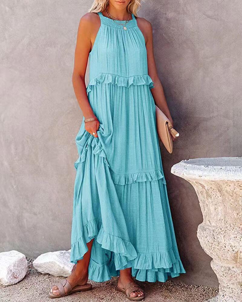 Celine - Vestido maxi de verano casual