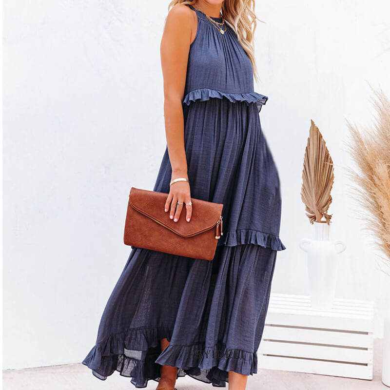Celine - Vestido maxi de verano casual