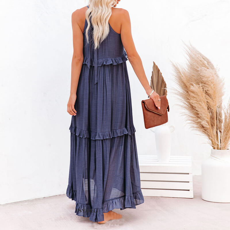 Celine - Vestido maxi de verano casual