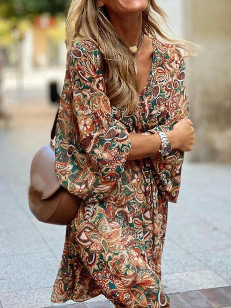 Flora - Boho-inspiriertes Kleid