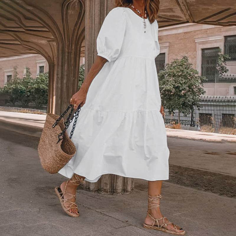 Lyndsy - Boho lässiges Strandkleid
