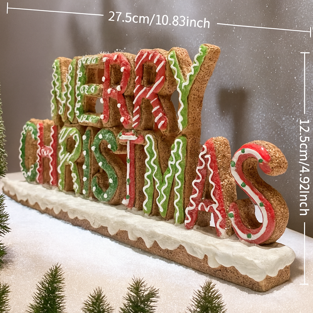 Brimora | Figura navideña colorida de resina sintética