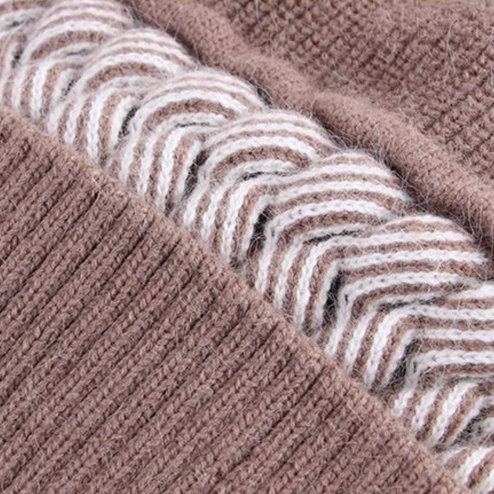 Ingrid - Exklusives Set mit Mütze und Schal