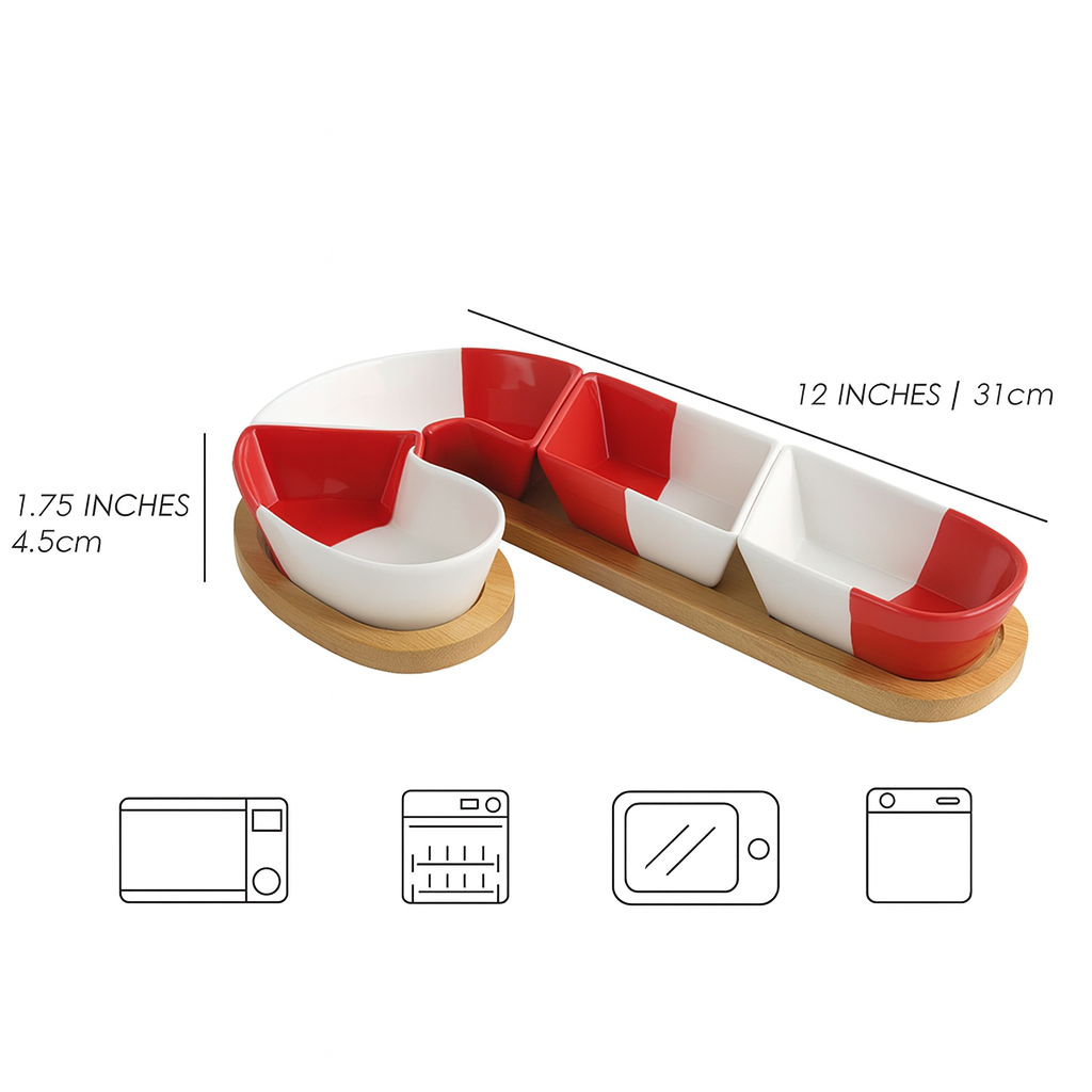 Canelora | Bandeja festiva de bastones de caramelo