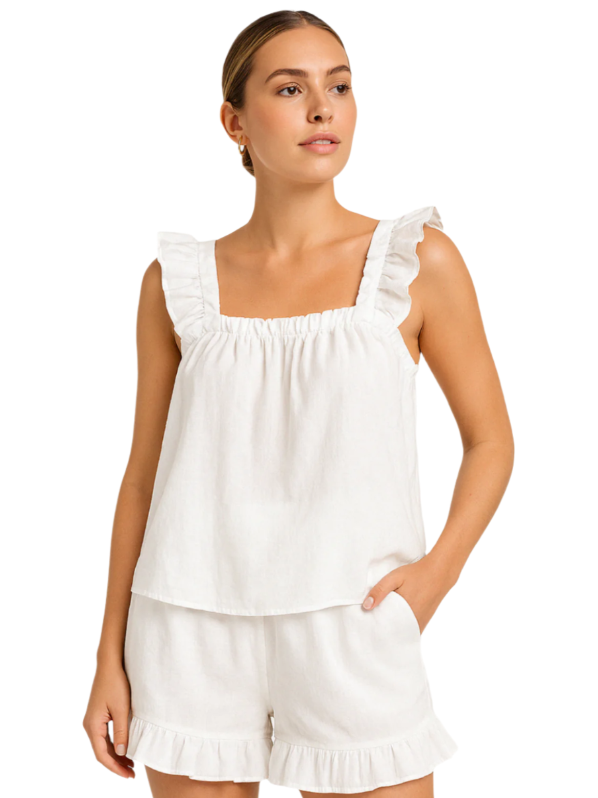 Kimberly - Sommerliches Set mit Rüschen
