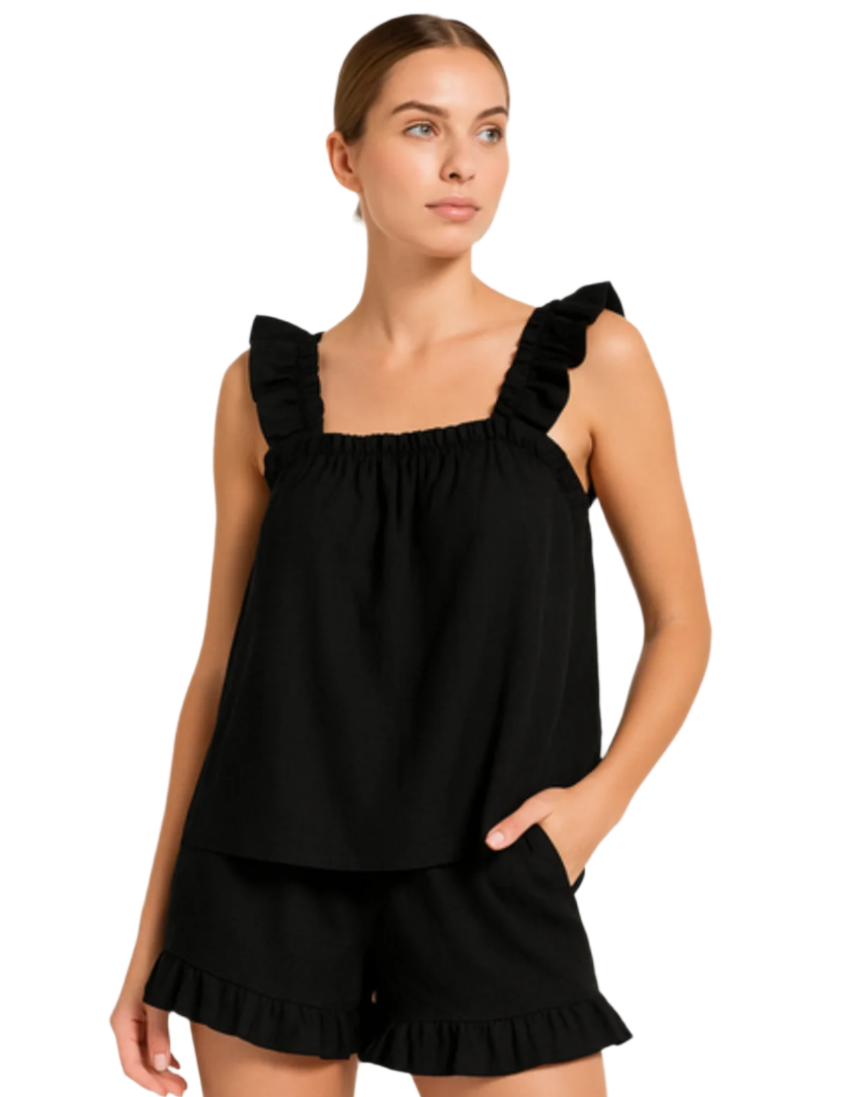 Kimberly - Conjunto veraniego con volantes