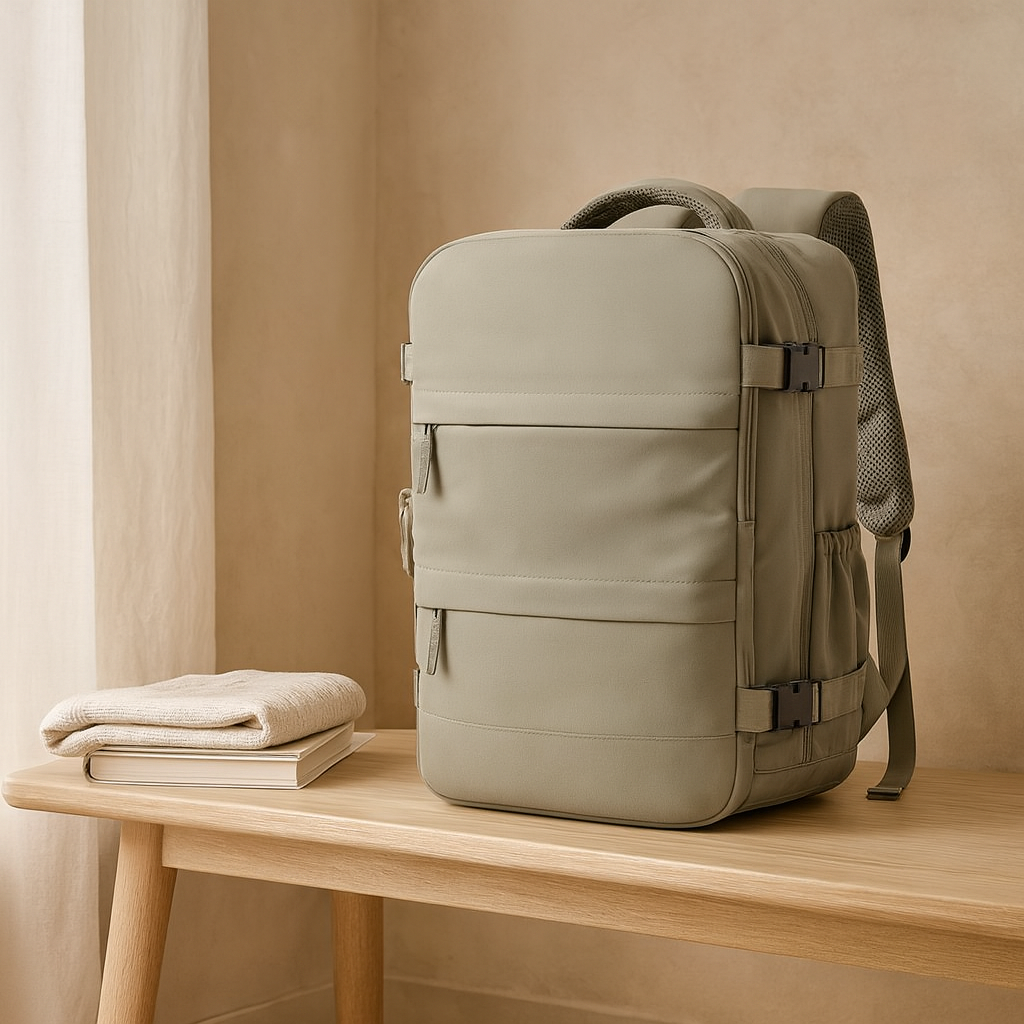 Handgepäck-Rucksack 40 x 20 x 25 – Passt in die Ryanair-Freigepäckmenge für unter den Sitz