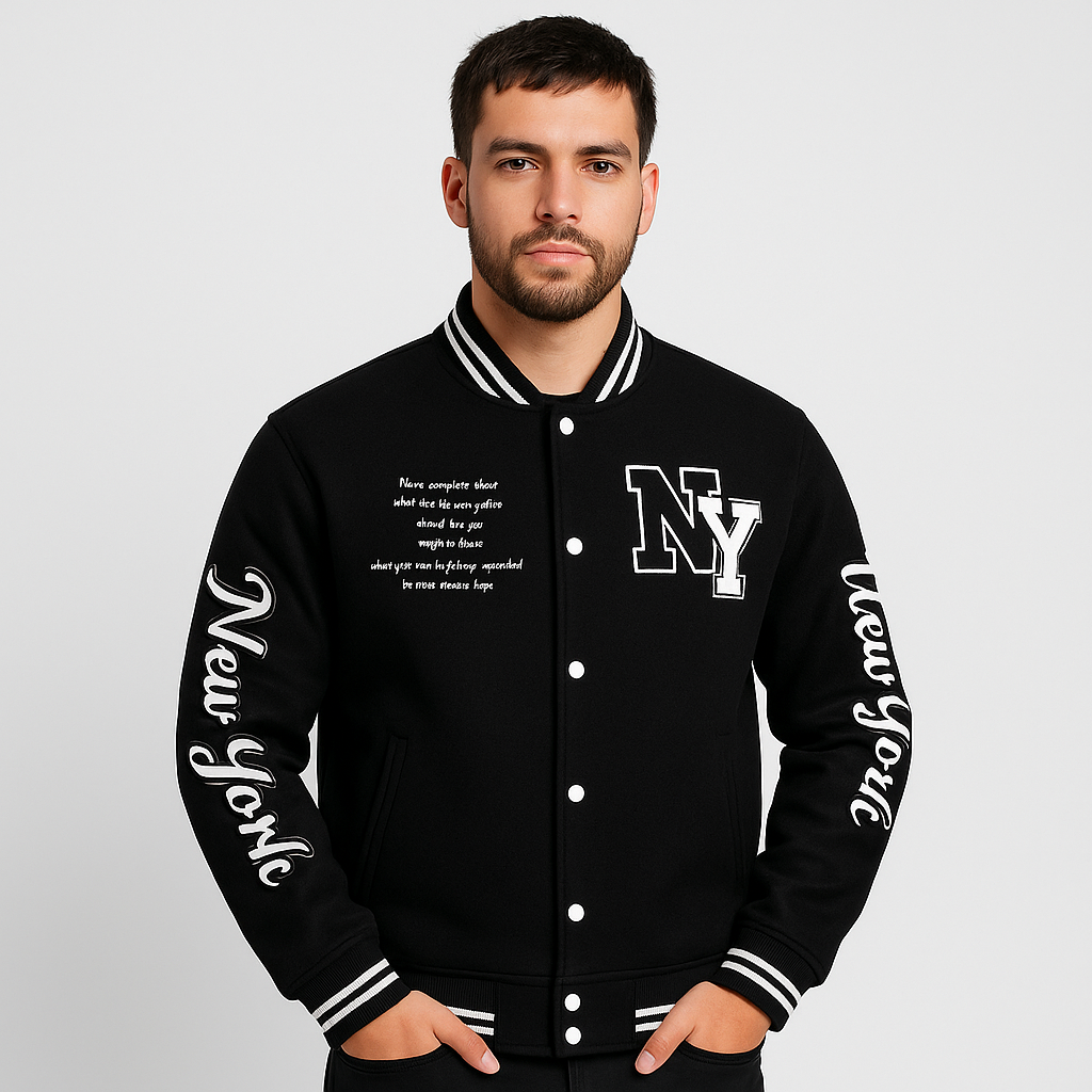 Marcus | Varsity Strickfleecejacke