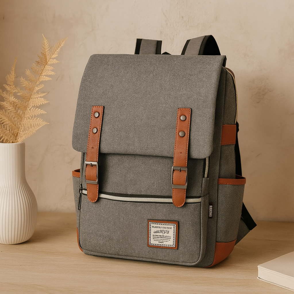 Borsa da esterno robusta per donna e uomo con scomparto per laptop