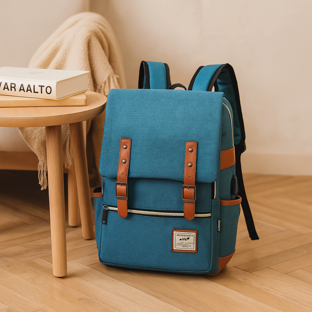 Borsa da esterno robusta per donna e uomo con scomparto per laptop