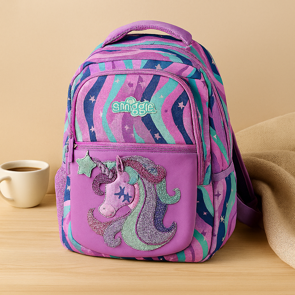 Süßer Rucksack mit Cartoon-Katze und Panda – Kinder-Schultasche für Mädchen mit gepolsterten Trägern