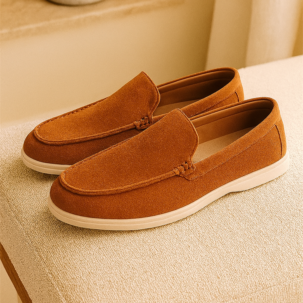 Bruno Classic Wildleder-Loafer – Handgefertigte Herren-Slipper