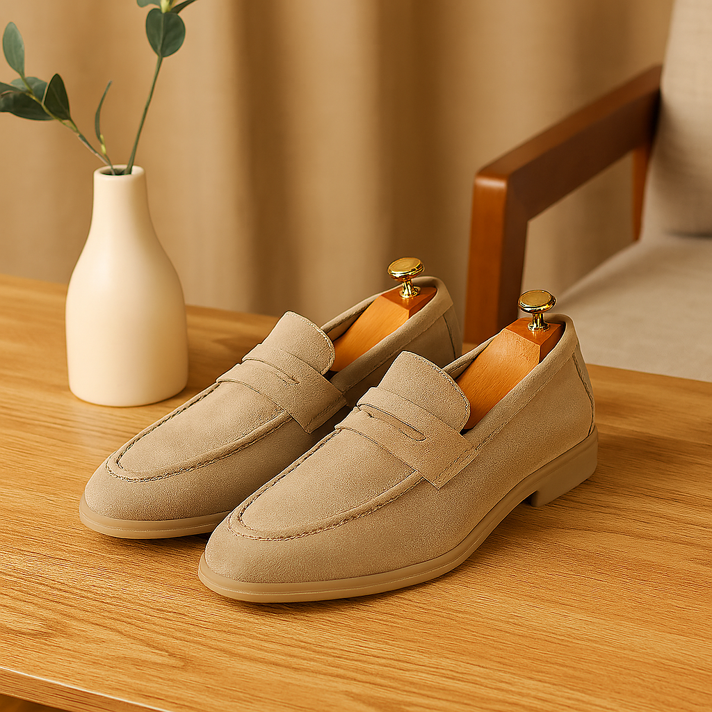 Alsidige business-casual loafers til mænd – stilfulde og enkle slip-on flade sko