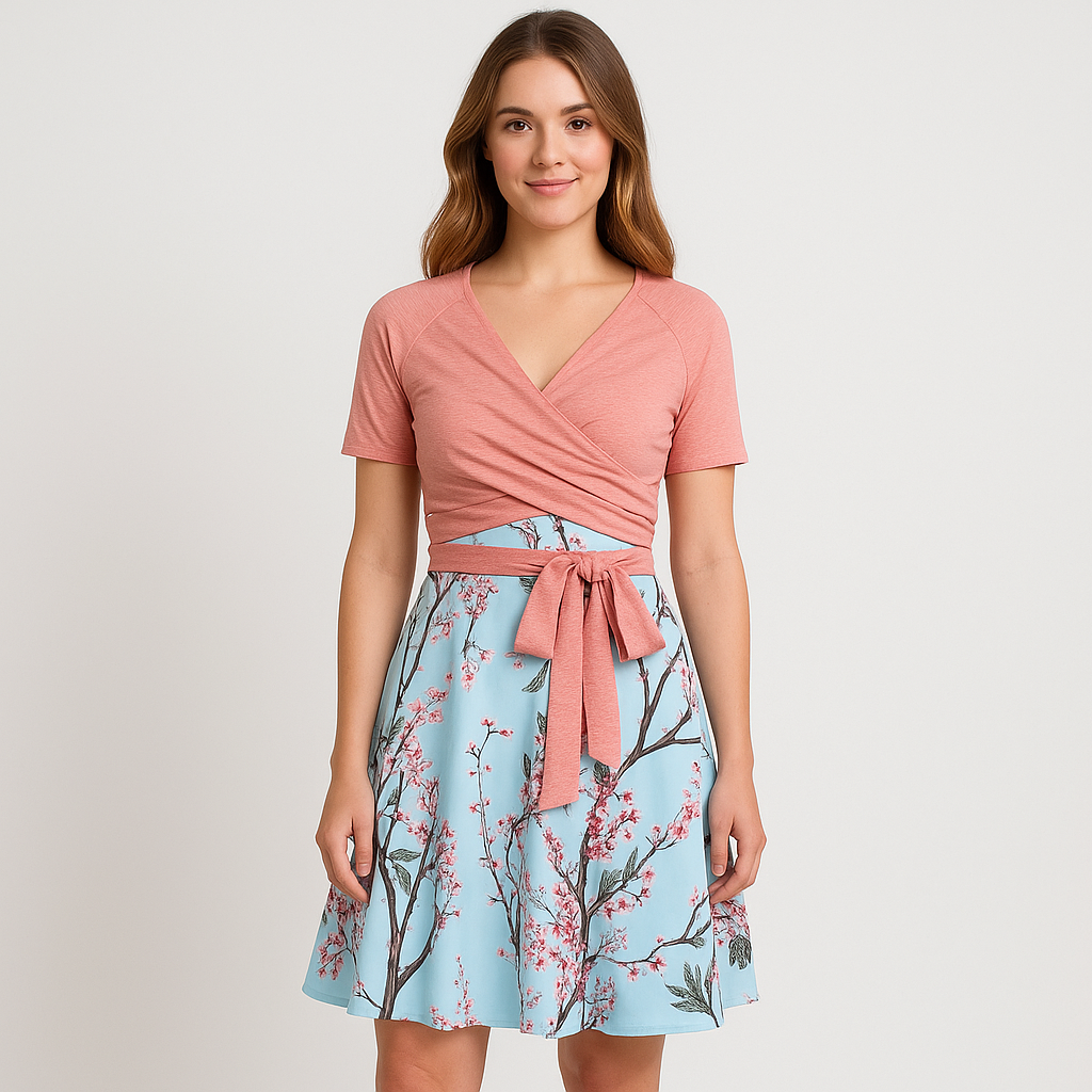 2-teiliger Sommerlook – Camikjole mit Spitzenoberteil