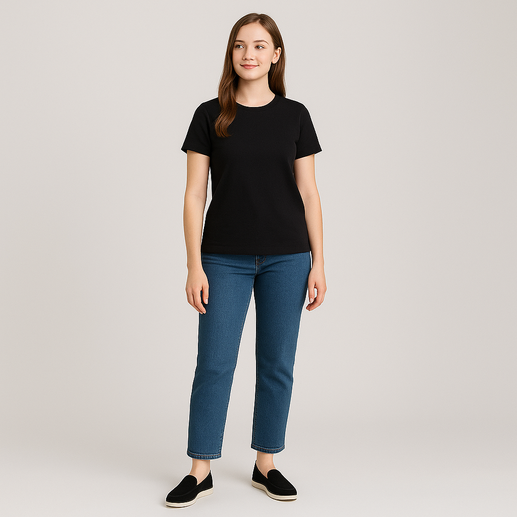 Nora - Mocasín de ante con suelas blancas