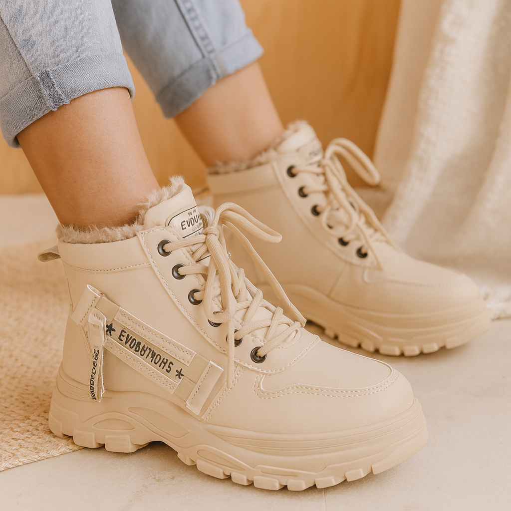 Seraphine | Bottes d'hiver avec doublure en fausse fourrure