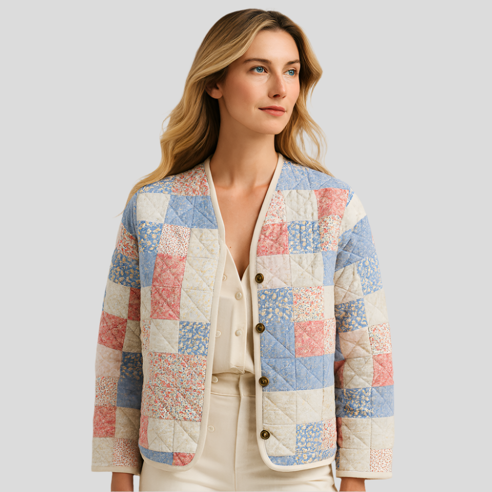 Farbenfrohe Mid-Season Damenjacke – Leicht und Blickfangend