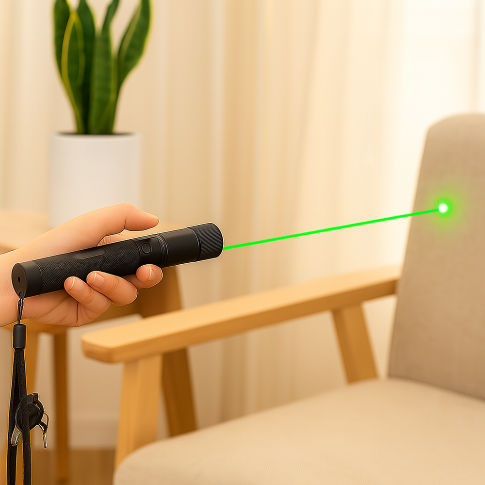 ChaseLight - Interaktives Handlaserpointer-Spielzeug für Katzen