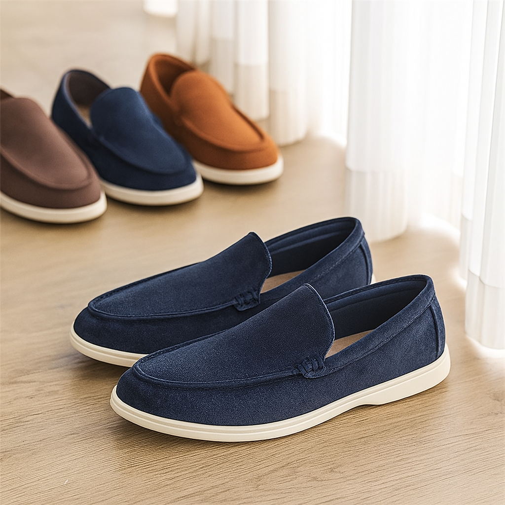 Bruno Classic Suede Loafers – Håndlavede herresko
