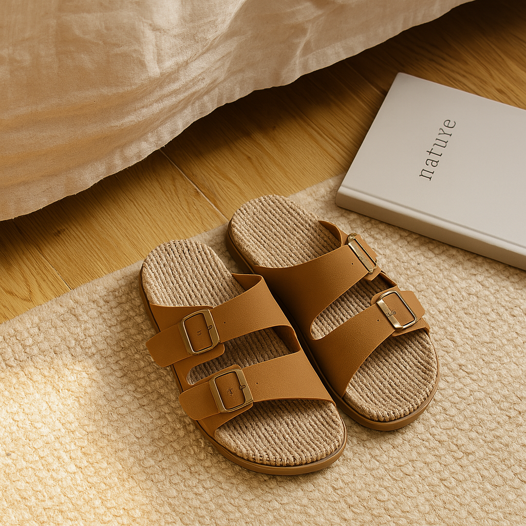 Hurtigtørrende herresandaler – åndbare og lette