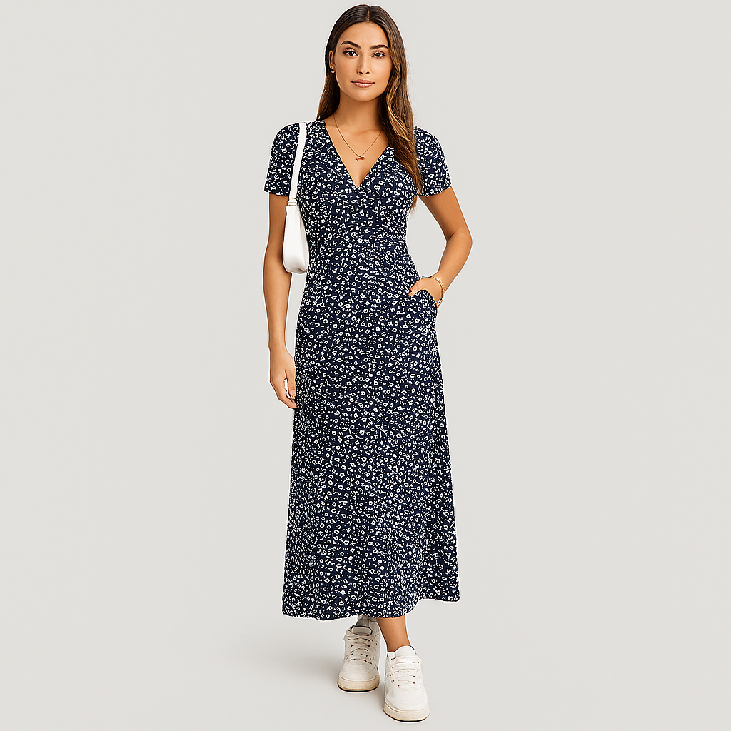 Lange Robe – Elegante und fließend für Sommertage