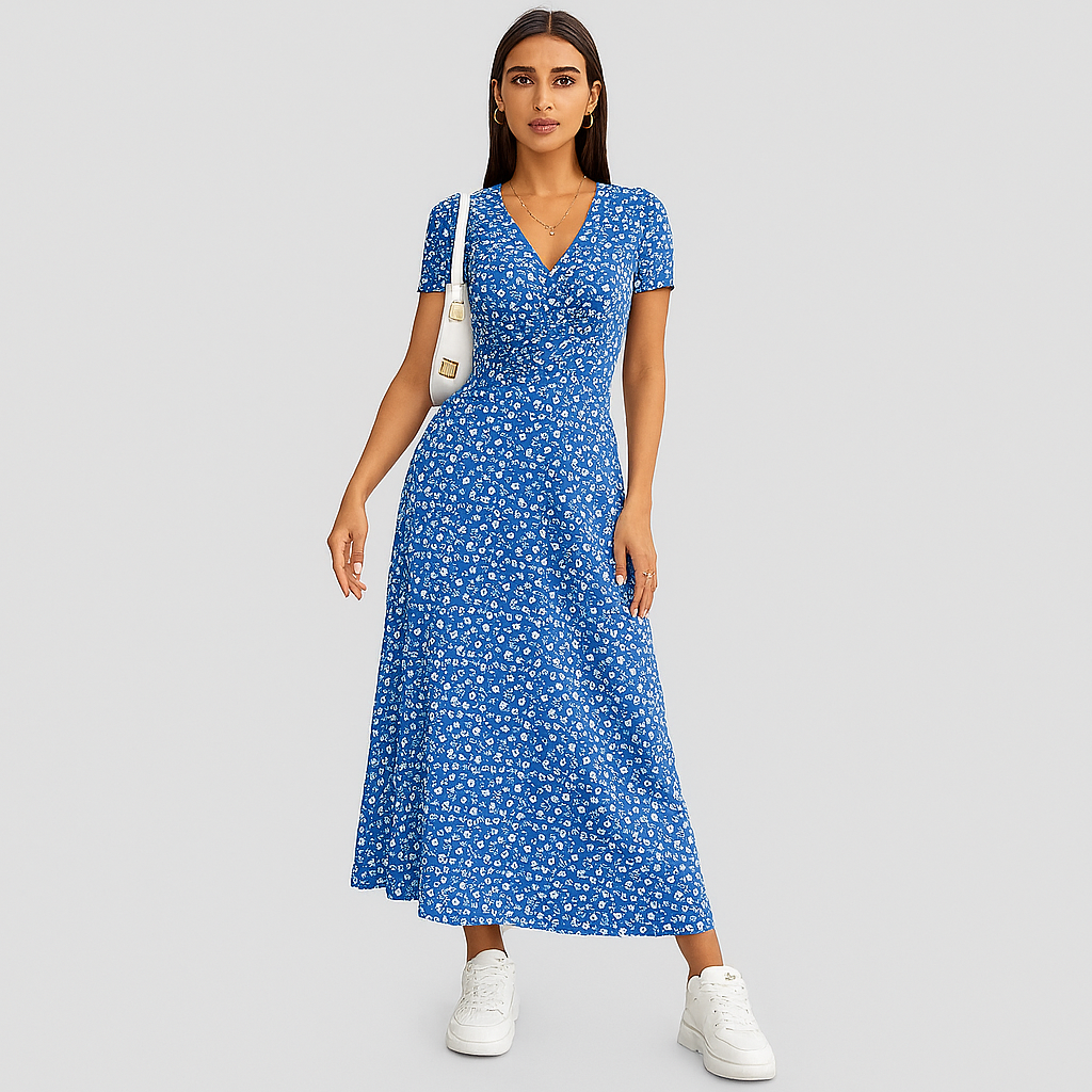 Lange Robe – Elegante und fließend für Sommertage