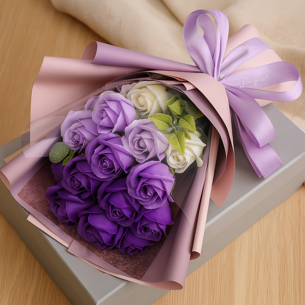 Petalure – Bouquet di rose fatto a mano