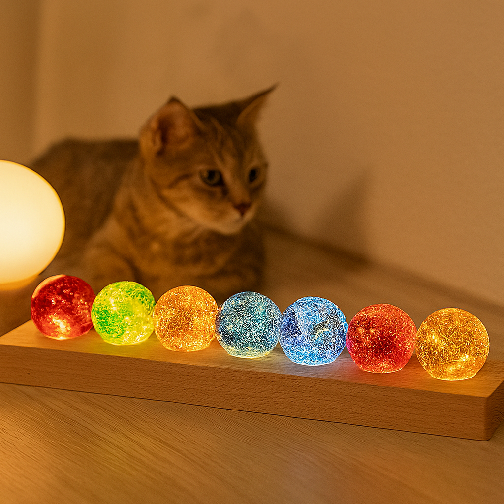 TranquilGlow – Farbwechsel-Stimmungslicht in Kristallform