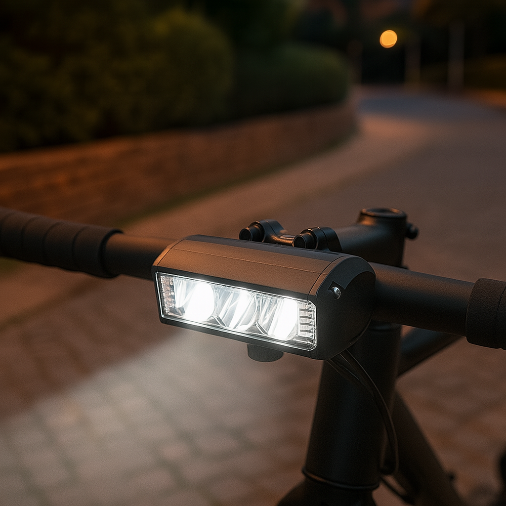 MaxBright – Starke LED Fahrradlampe mit USB-Aufladung