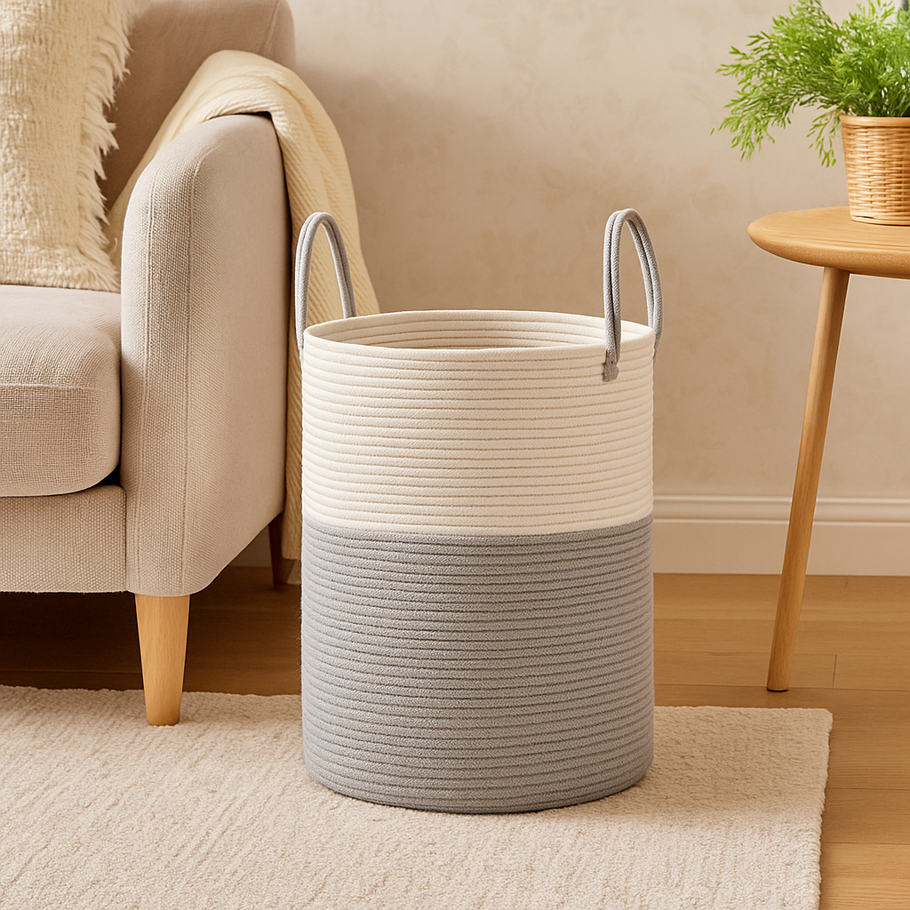 Lundra - Moderne Wäschebehälter mit zusätzlichem Stauraum