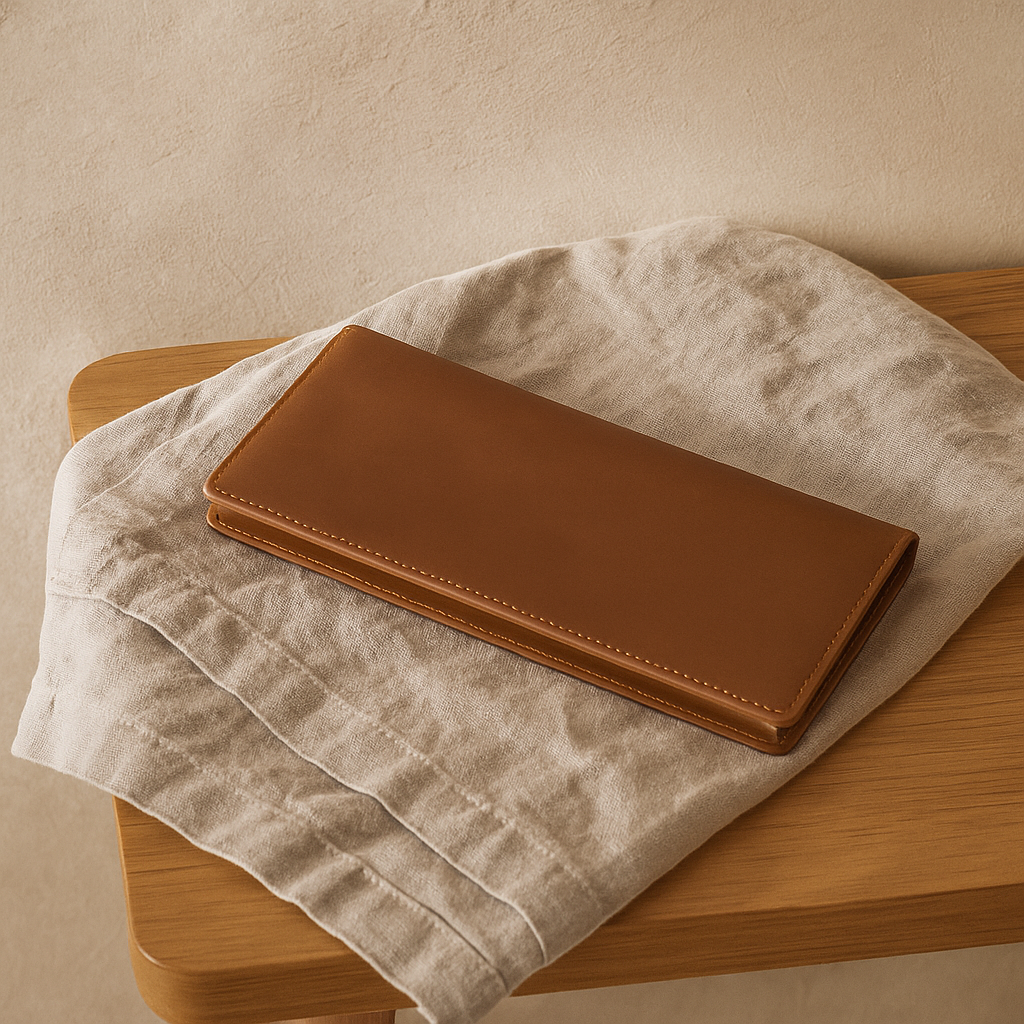 Lange Lederbrieftasche für Männer