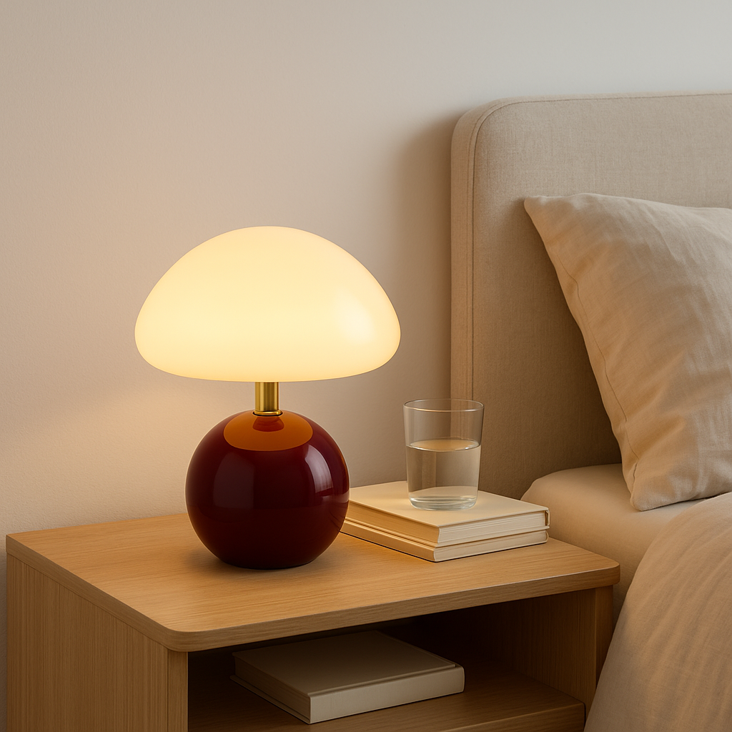 MushGlow – Paddeformige Tischlampe im eleganten Design