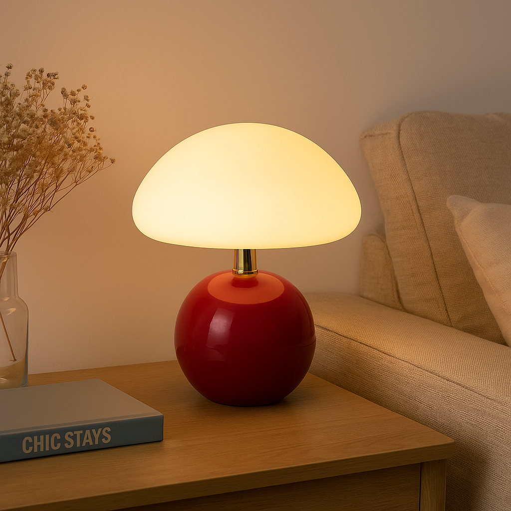MushGlow – Paddeformige Tischlampe im eleganten Design