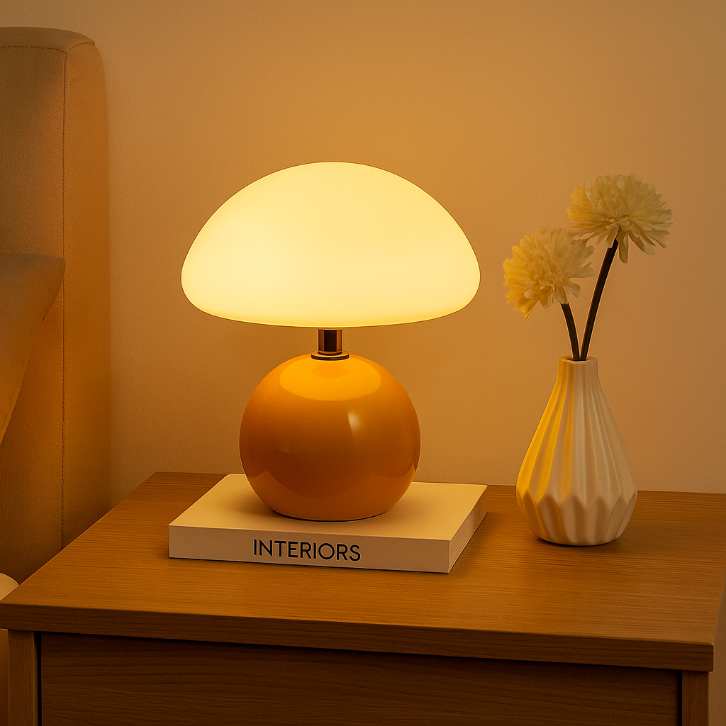 MushGlow – Paddeformige Tischlampe im eleganten Design