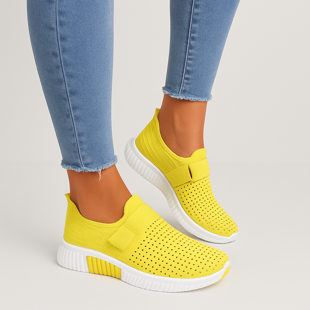 Lelia – Zapatilla cómoda tipo slip-on con correa ajustable