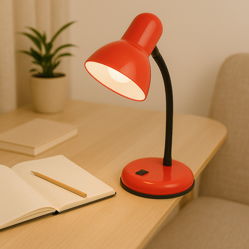 LumaFlex – LED Schreibtischlampe mit 360° verstellbarem Hals und Touchsteuerung