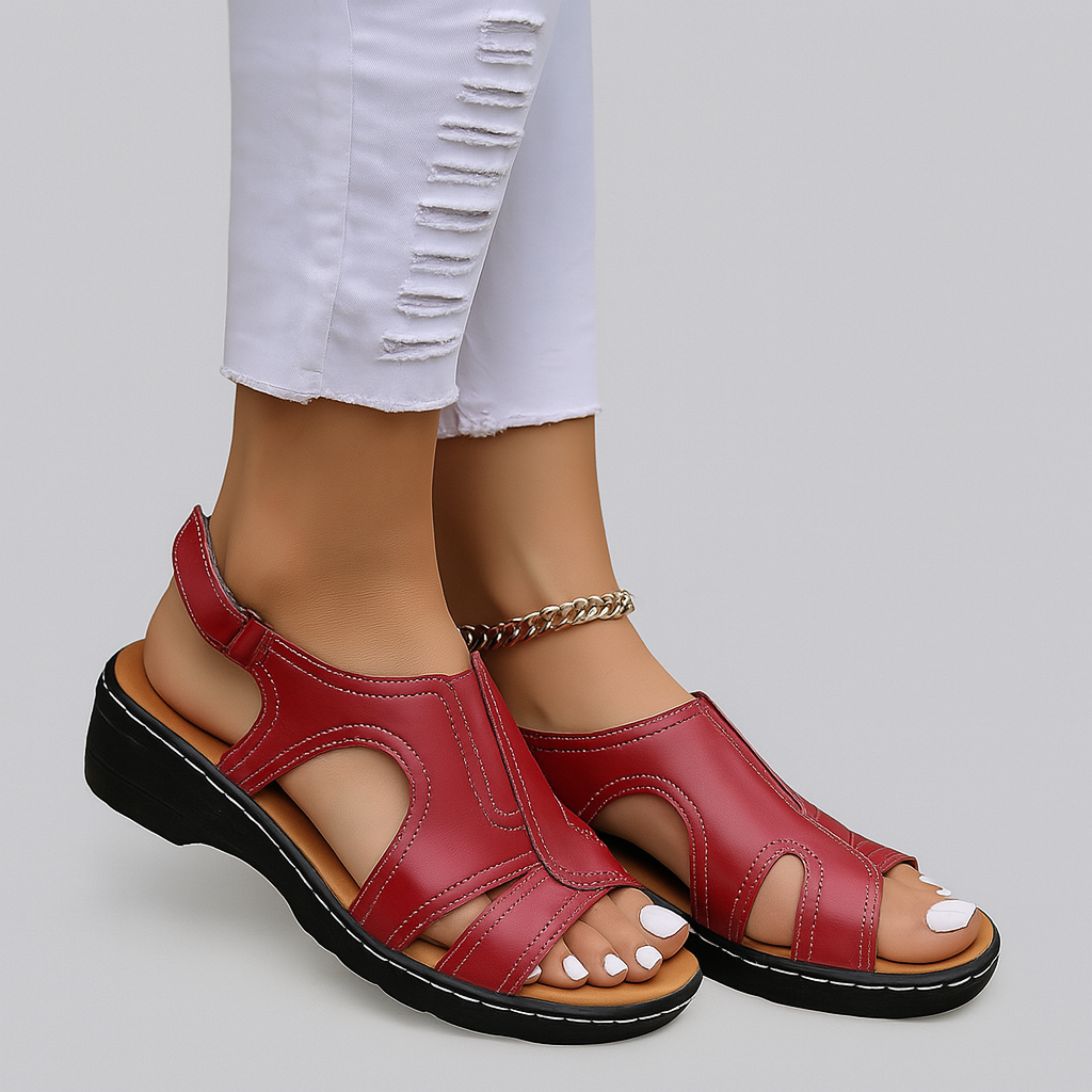 Andie – Offene Sandalen mit Ausschnitten und bequemem Absatz