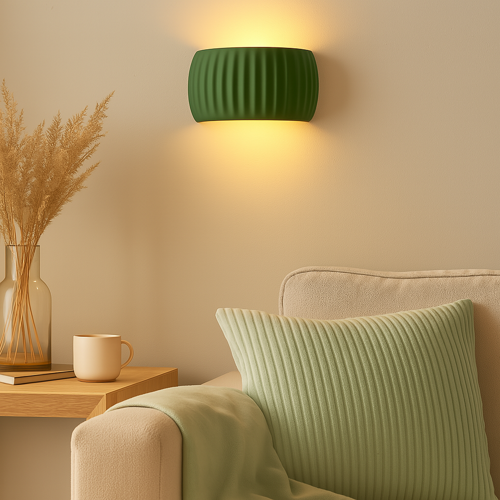 Lumavéa - Elegante Wandleuchte - mit künstlerischer welliger Silhouette