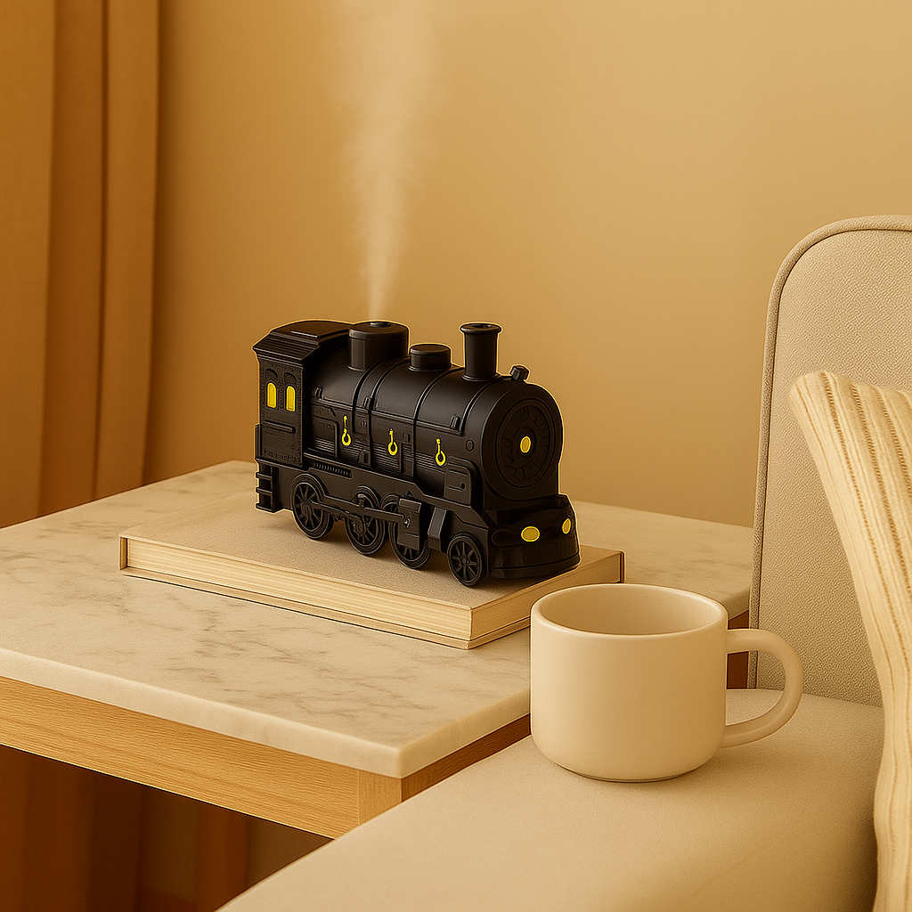 TrainMist - Ultraschall ätherische Öldiffusor mit Umgebungslicht